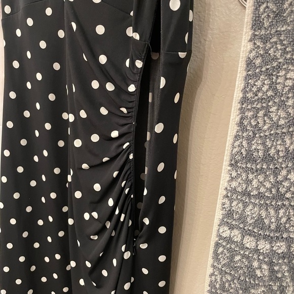 Black and white polka dot dress size 12 - Picture 4 of 5